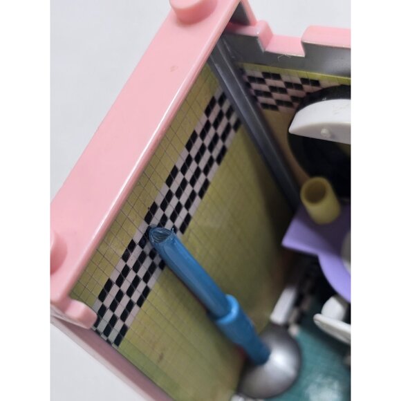 1999 Polly Pocket Dream Builders Deluxe Mansion Bathroom And Master Bedroom-READ - Picture 9 of 16